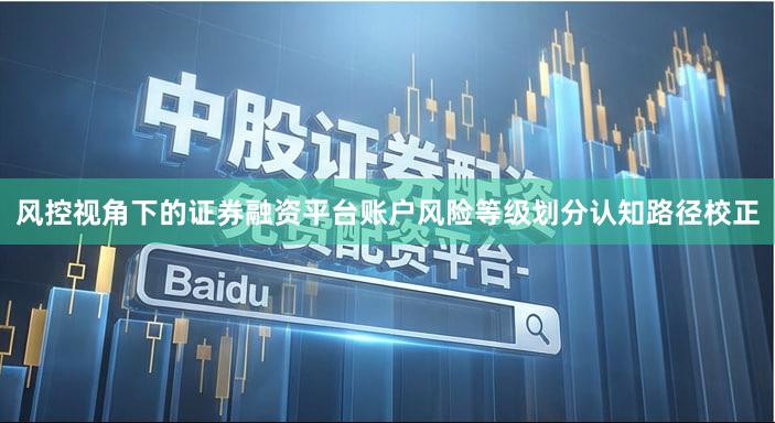 风控视角下的证券融资平台账户风险等级划分认知路径校正