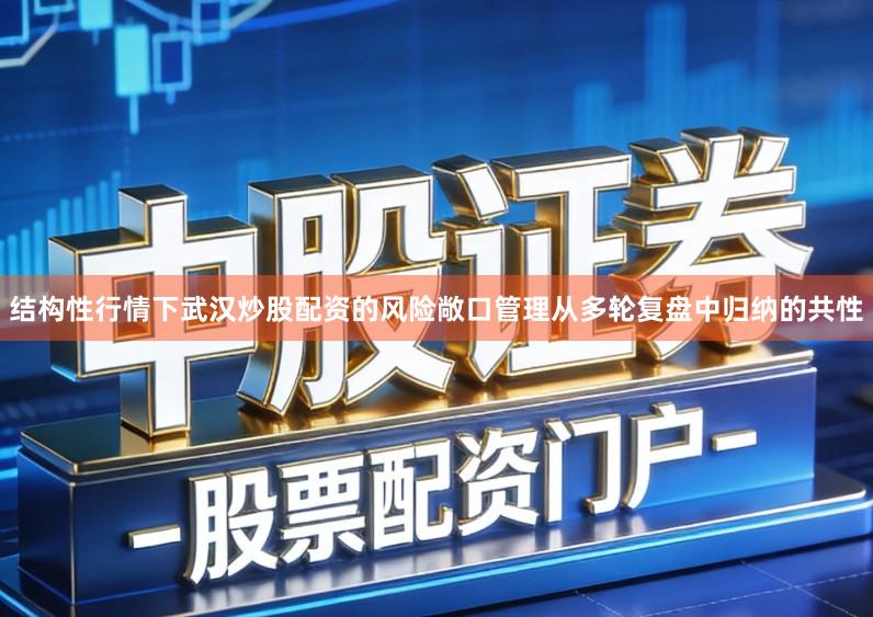结构性行情下武汉炒股配资的风险敞口管理从多轮复盘中归纳的共性